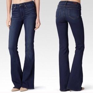 Paige High Rise Bell Canyon Dark Wash Jeans